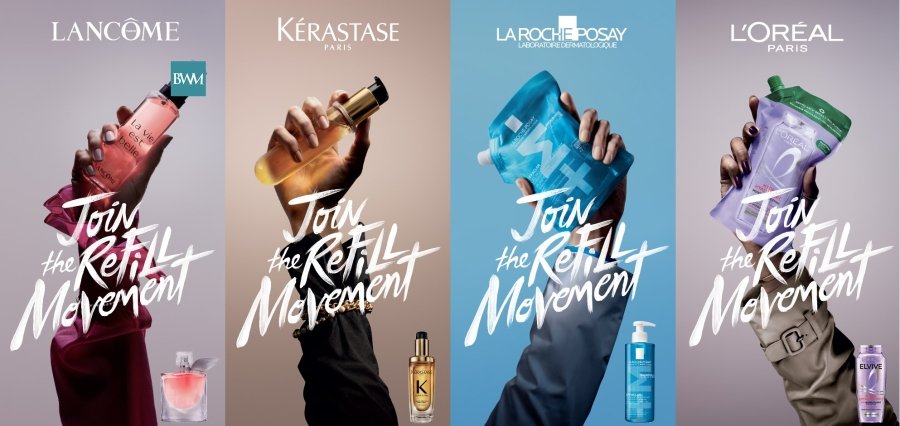 L’Oréal Expands Global Refill Campaign With 18 Brands and 28 Products